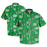Mexico National Team Vive La Fete Impressions Artwork Button-Down Shirt - Green