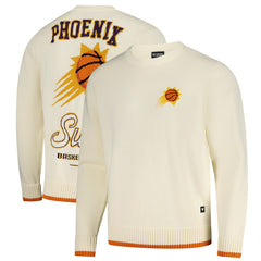 NBA - Phoenix Suns The Wild Collective Unisex Jacquard Knit Pullover Sweater - Cream