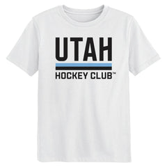 Utah Hockey Club Preschool Secondary Logo T-Shirt White