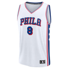Fanatics - Paul George Philadelphia 76ers Youth Fast Break Replica Player Jersey - Association Edition - White