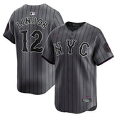 Francisco Lindor New York Mets Nike City Connect Limited Jersey Clearance