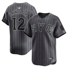 Francisco Lindor New York Mets Nike City Connect Limited Jersey Clearance