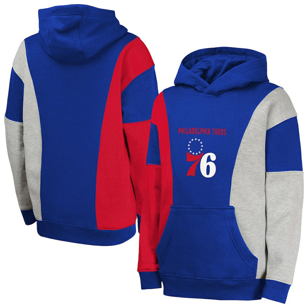 NBA - Philadelphia 76ers Youth Ace In the Hole Pullover Hoodie - Blue