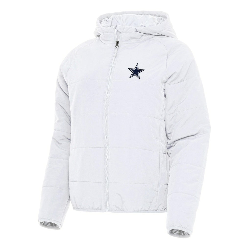 Dallas Cowboys Antigua Women's Universe Full-Zip Hoodie Jacket White - NFL