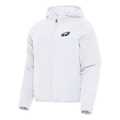 Philadelphia Eagles Antigua Women's Universe Full-Zip Hoodie Jacket White - NFL