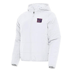 New York Giants Antigua Women's Universe Full-Zip Hoodie Jacket White - NFL
