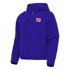 New York Giants Antigua Women's Universe Full-Zip Hoodie Jacket Royal - NFL