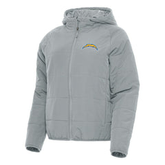 Los Angeles Chargers Antigua Women's Universe Full-Zip Hoodie Jacket Gray - NFL