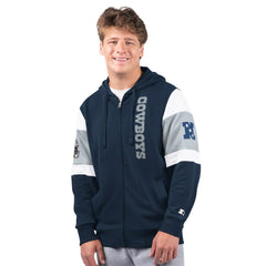 Dallas Cowboys G-III Sports by Carl Banks Extreme Full-Zip Hoodie Navy - NFL