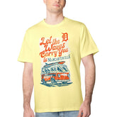 Detroit Tigers Margaritaville Bus Waves Graphic T-Shirt Lifestyle