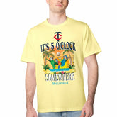 Minnesota Twins Margaritaville Five O'Clock Graphic T-Shirt Near Me