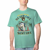 Milwaukee Brewers Margaritaville Beach Hut Graphic T-Shirt Clearance