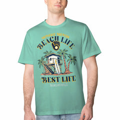 Milwaukee Brewers Margaritaville Beach Hut Graphic T-Shirt Clearance