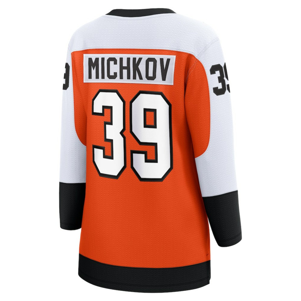 Matvei Michkov Philadelphia Flyers Fanatics Women's Home Breakaway Jersey - Orange | NHL Jerseys