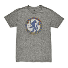 Chelsea 1863FC Retro Badge Vintage Tri-Blend T-Shirts - Heather Gray