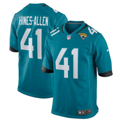 Josh Hines-Allen Jacksonville Jaguars Player Game Jersey Teal - Nike