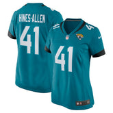 Josh Hines-Allen Jacksonville Jaguars Women's Player Game Jersey Teal - Nike