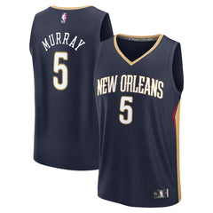 Fanatics - Dejounte Murray New Orleans Pelicans Fast Break Replica Player Jersey - Icon Edition - Navy