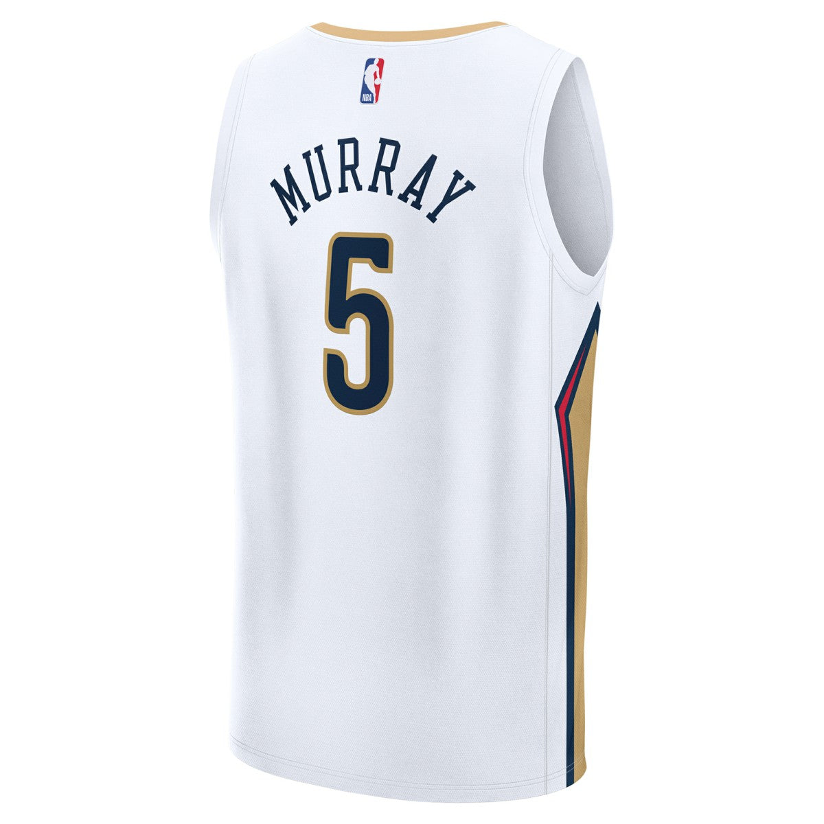 Dejounte Murray New Orleans Pelicans Fast Break Replica Player Jersey - Association Edition - White | NBA Jerseys