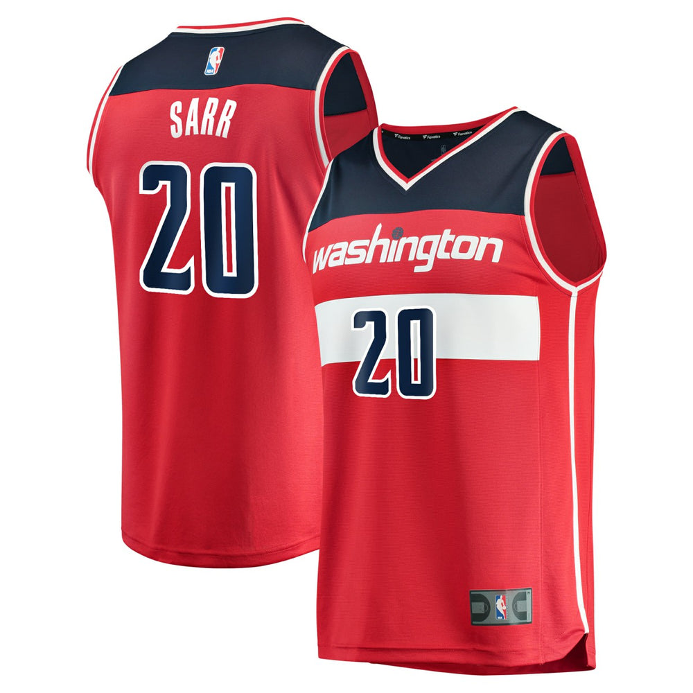 Fanatics - Alexandre Sarr Washington Wizards Fast Break Replica Player Jersey - Icon Edition - Red