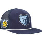 Mitchell & Ness - Memphis Grizzlies Roper Trucker Snapback Hat - Navy