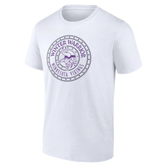Minnesota Vikings Warriors Shield T-Shirt White - NFL
