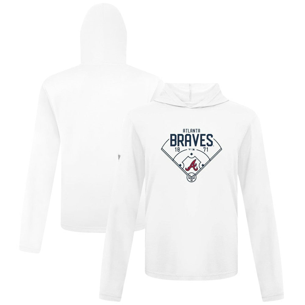 Atlanta Braves Levelwear Anthem Home Field Pullover Hoodie Sale