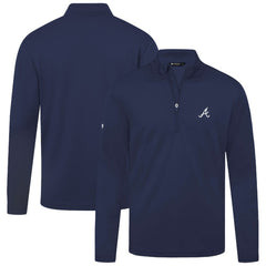 Atlanta Braves Levelwear Heron Insignia 2.0 Quarter-Zip Jacket discount