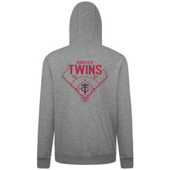 Minnesota Twins Levelwear Podium Primary Pullover Hoodie Lifestyle
