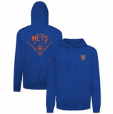 New York Mets Levelwear Podium Primary Pullover Hoodie Near Me