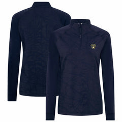 Milwaukee Brewers Levelwear Women's Amethyst Insignia 2.0 Quarter-Zip Jacket Lifestyle