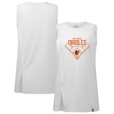 Baltimore Orioles Levelwear Women's Influx Home Field Tank Top On Sale