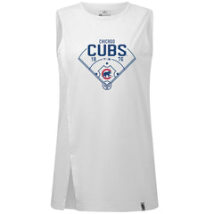 Chicago Cubs Levelwear Women's Influx Home Field Tank Top Sale