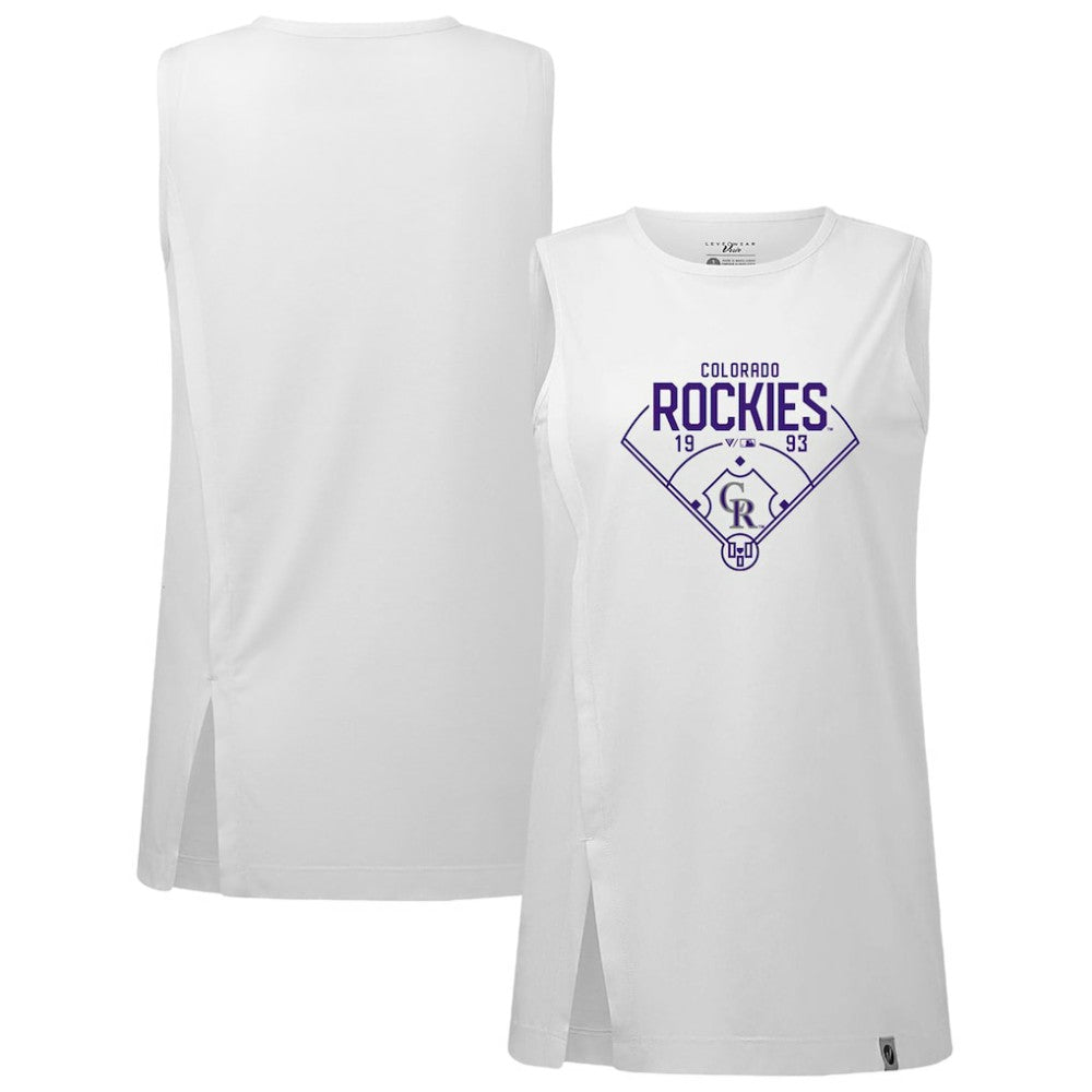 Colorado Rockies Levelwear Women's Influx Home Field Tank Top Sale