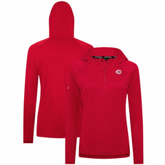 Cincinnati Reds Levelwear Women's Raven Insignia 2.0 Quarter-Zip Jacket Online