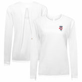 Minnesota Twins Levelwear Women's Sequoia Primary Logo Long Sleeve T-Shirt for sale