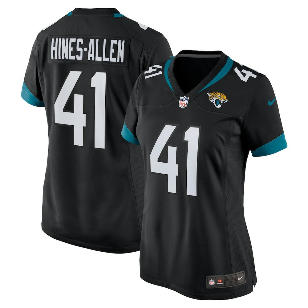 Josh Hines-Allen Jacksonville Jaguars Women's Alternate Player Game Jersey Black - Nike