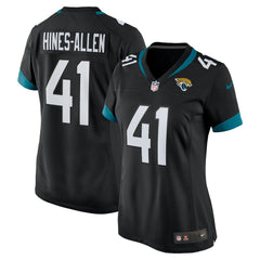 Josh Hines-Allen Jacksonville Jaguars Women's Alternate Player Game Jersey Black - Nike
