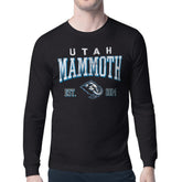 Utah Mammoth - Starter Retro Graphic Long Sleeve T-Shirt Black