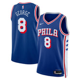 Nike - Paul George Philadelphia 76ers Unisex 2024 Offseason Addition Swingman Jersey - Royal