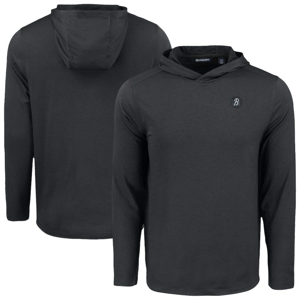 Baltimore Orioles Cutter & Buck Coastline Epic Comfort Recycled Eco Hoodie Long Sleeve T-Shirt for sale