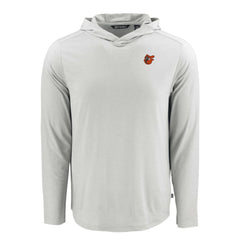 Baltimore Orioles Cutter & Buck Coastline Epic Comfort Recycled Eco Hoodie Long Sleeve T-Shirt Lifestyle