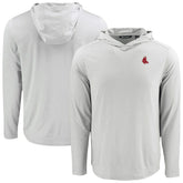 Boston Red Sox Cutter & Buck Coastline Epic Comfort Recycled Eco Hoodie Long Sleeve T-Shirt Sale