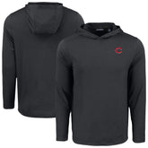 Cincinnati Reds Cutter & Buck Coastline Epic Comfort Recycled Eco Hoodie Long Sleeve T-Shirt Sale
