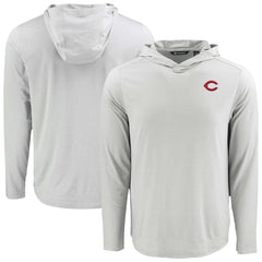 Cincinnati Reds Cutter & Buck Coastline Epic Comfort Recycled Eco Hoodie Long Sleeve T-Shirt Near Me