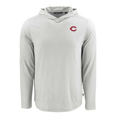 Cincinnati Reds Cutter & Buck Coastline Epic Comfort Recycled Eco Hoodie Long Sleeve T-Shirt Near Me