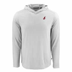 Cleveland Guardians Cutter & Buck Coastline Epic Comfort Recycled Eco Hoodie Long Sleeve T-Shirt discount
