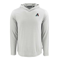 Arizona Diamondbacks Cutter & Buck Coastline Epic Comfort Recycled Eco Hoodie Long Sleeve T-Shirt Lifestyle