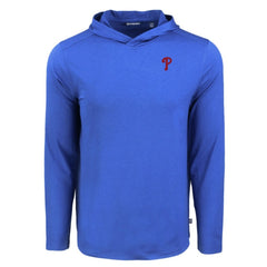 Philadelphia Phillies Cutter & Buck Coastline Epic Comfort Recycled Eco Hoodie Long Sleeve T-Shirt for sale