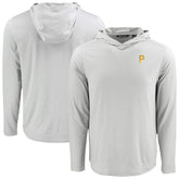 Pittsburgh Pirates Cutter & Buck Coastline Epic Comfort Recycled Eco Hoodie Long Sleeve T-Shirt On Sale